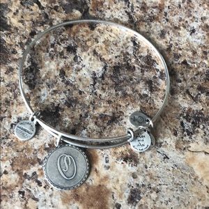 Alex and Ani “O” monogram bracelet